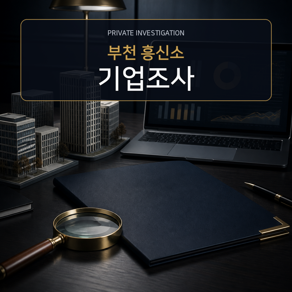 부천 기업·거래처 조사 전문 흥신소