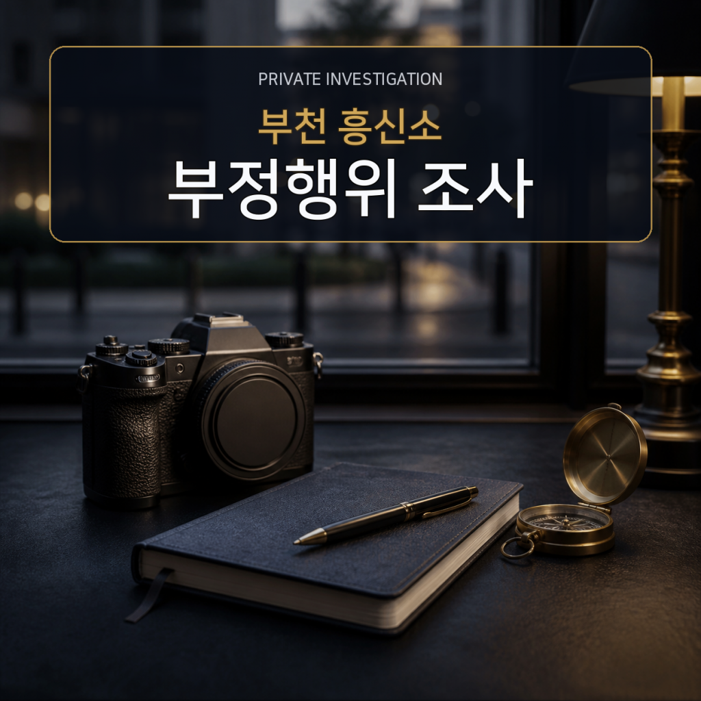 부천 부정행위 사실조사 전문 흥신소